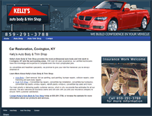 Tablet Screenshot of kellys-auto-body.com